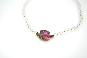 Glass beads necklace